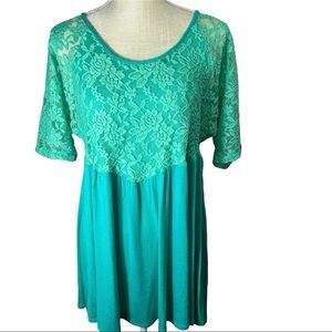 ▪️Lace Top Tunic